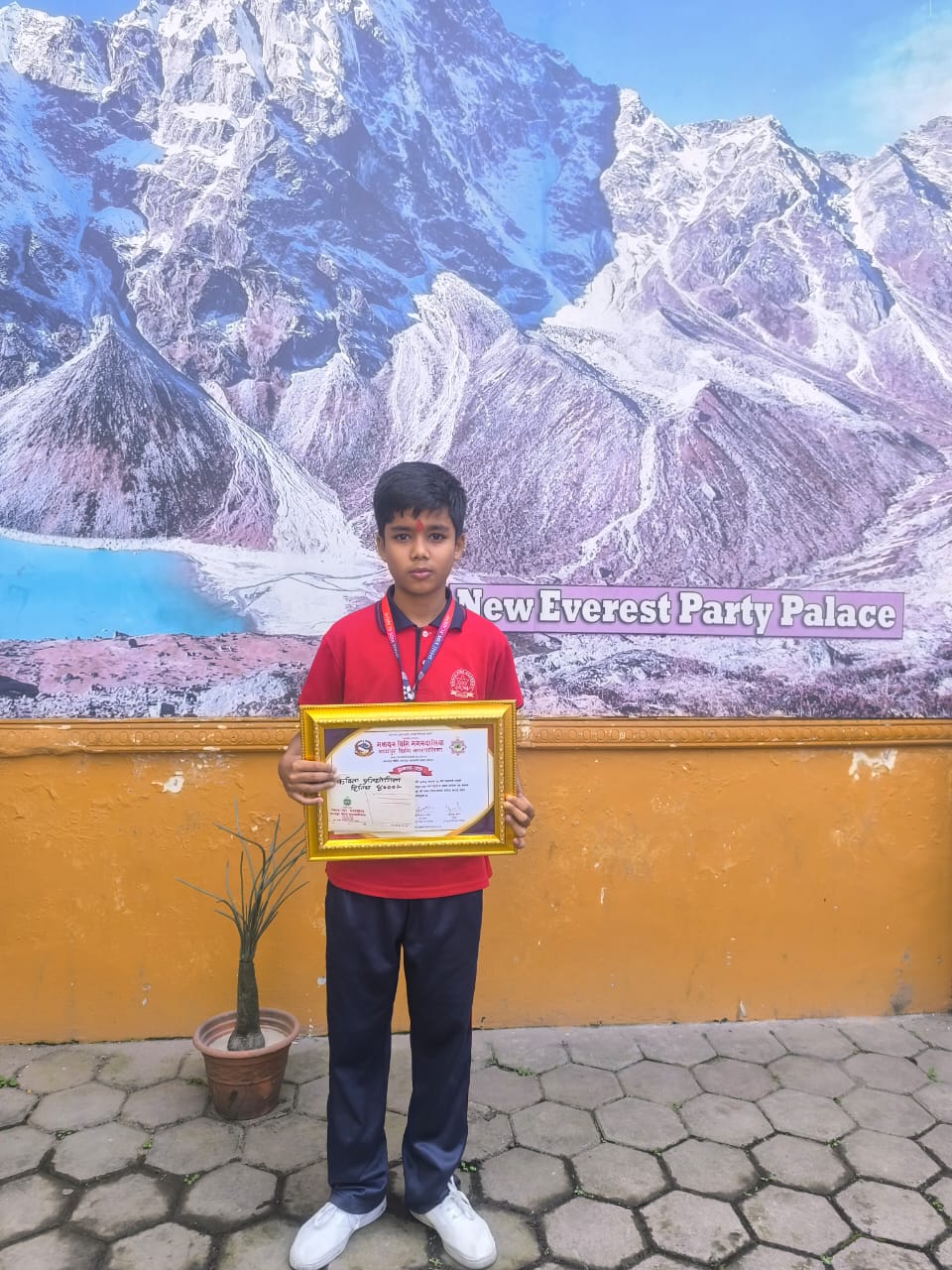 Shabda Dahal (Class 5) successfully secured second place in the municipality-level poetry competition (basic level).